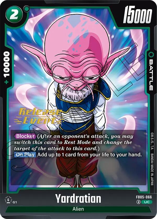 Yardratian FB05-066 card from New Adventure Release Event Cards