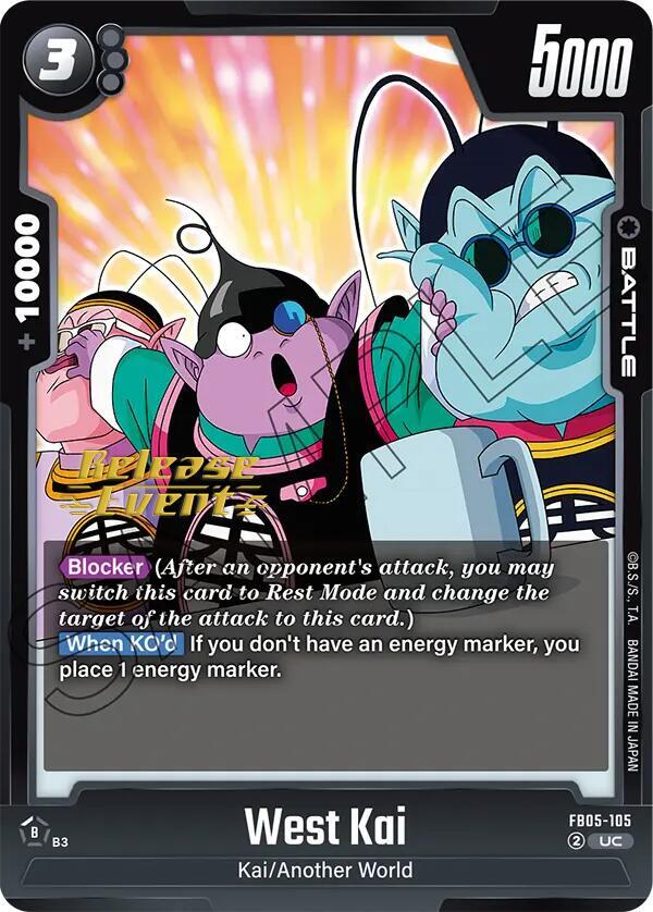 West Kai FB05-105 card from New Adventure Release Event Cards