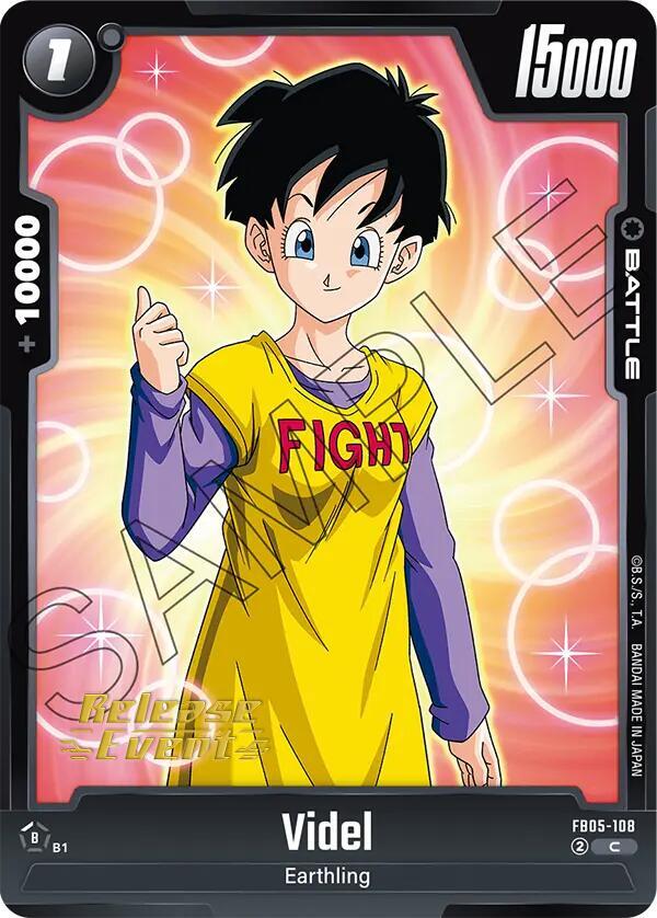 Videl FB05-108 card from New Adventure Release Event Cards