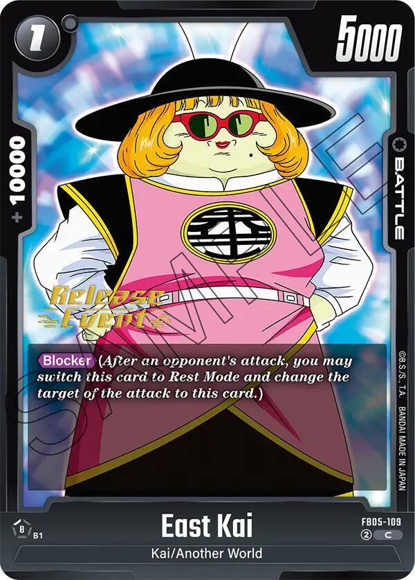 East Kai FB05-109 card from New Adventure Release Event Cards