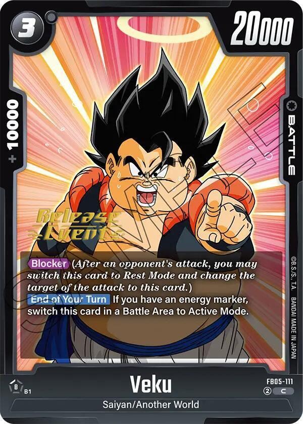 Veku FB05-111 card from New Adventure Release Event Cards
