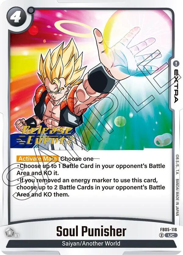 Soul Punisher FB05-116 card from New Adventure Release Event Cards