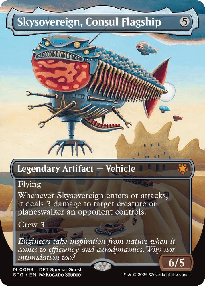 Skysovereign, Consul Flagship (Borderless) 93 card from Special Guests