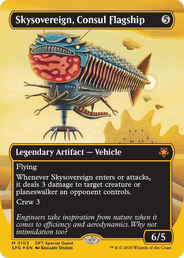 Skysovereign, Consul Flagship (First-Place Foil) 103 card from Special Guests