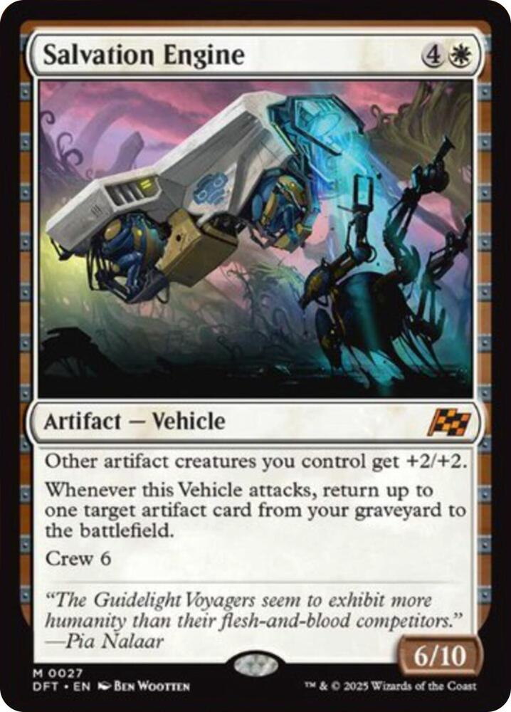 Salvation Engine 27 card from Aetherdrift