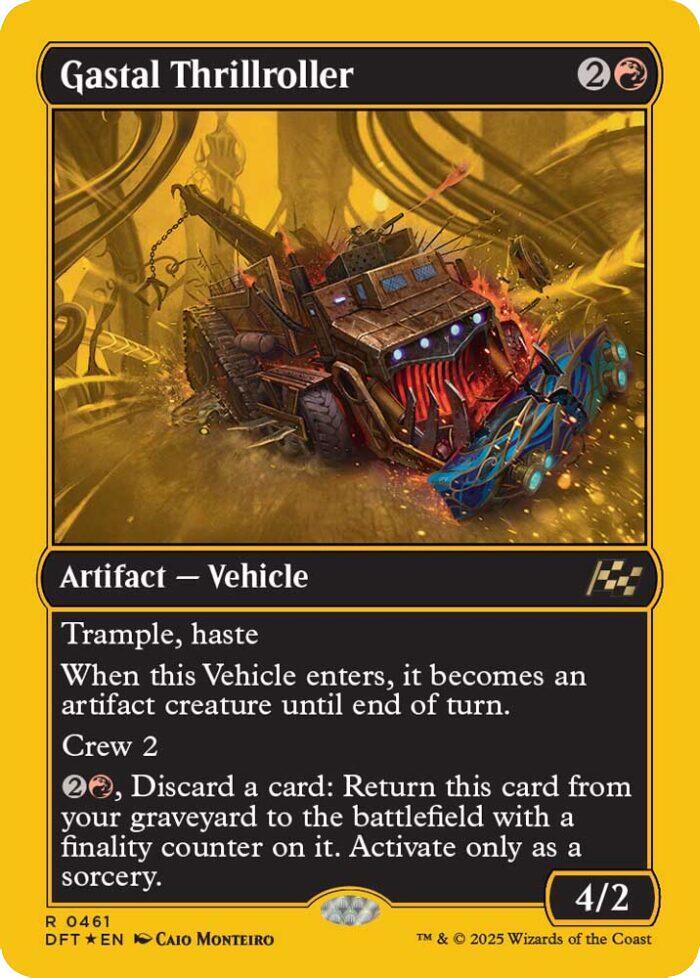 Gastal Thrillroller (First-Place Foil) 461 card from Aetherdrift