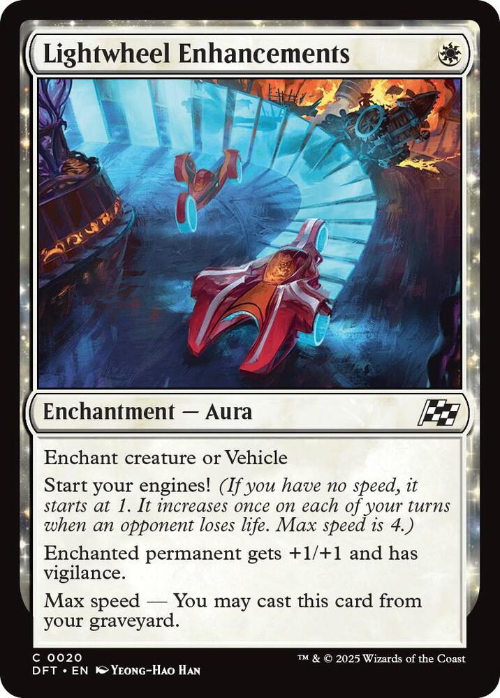 Lightwheel Enhancements 20 card from Aetherdrift