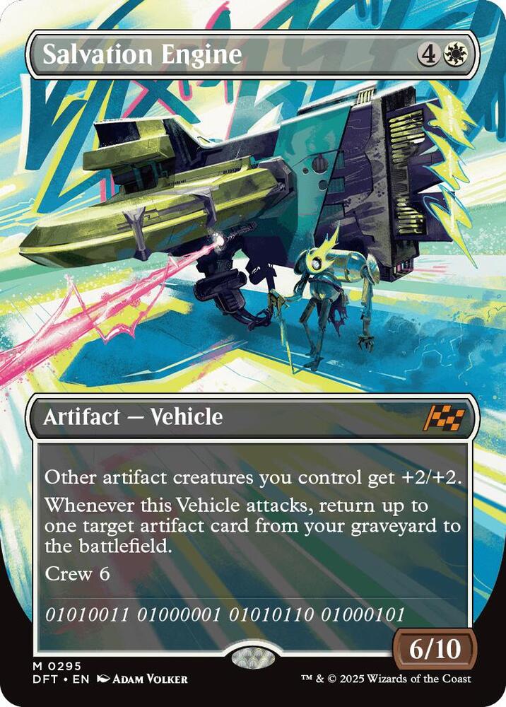Salvation Engine (Borderless) 295 card from Aetherdrift