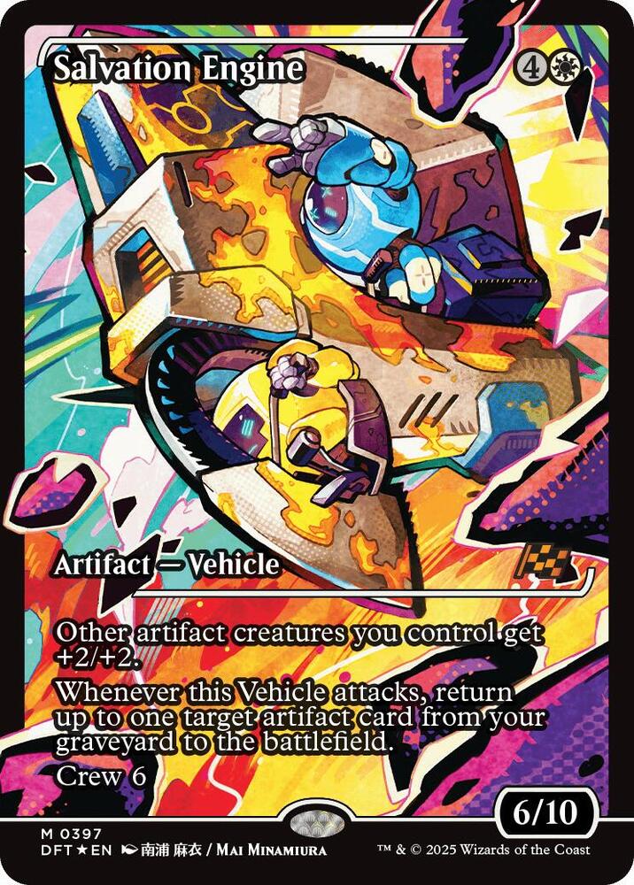 Salvation Engine (Showcase) 397 card from Aetherdrift