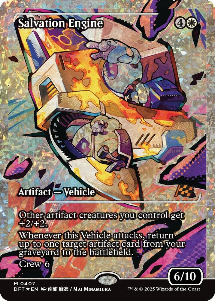 Salvation Engine (Showcase) (Fracture Foil) 407 card from Aetherdrift