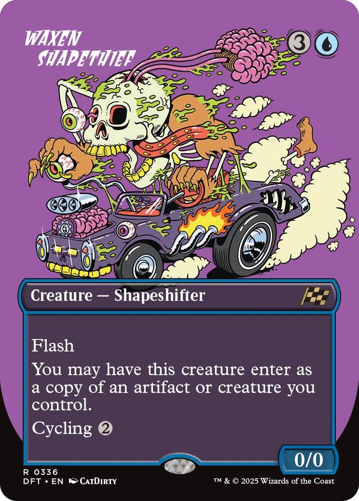 Waxen Shapethief (Borderless) 336 card from Aetherdrift