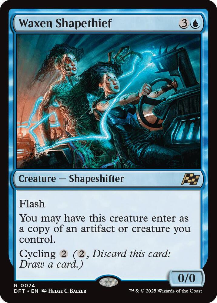 Waxen Shapethief 74 card from Aetherdrift