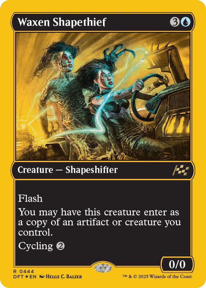 Waxen Shapethief (First-Place Foil) 444 card from Aetherdrift