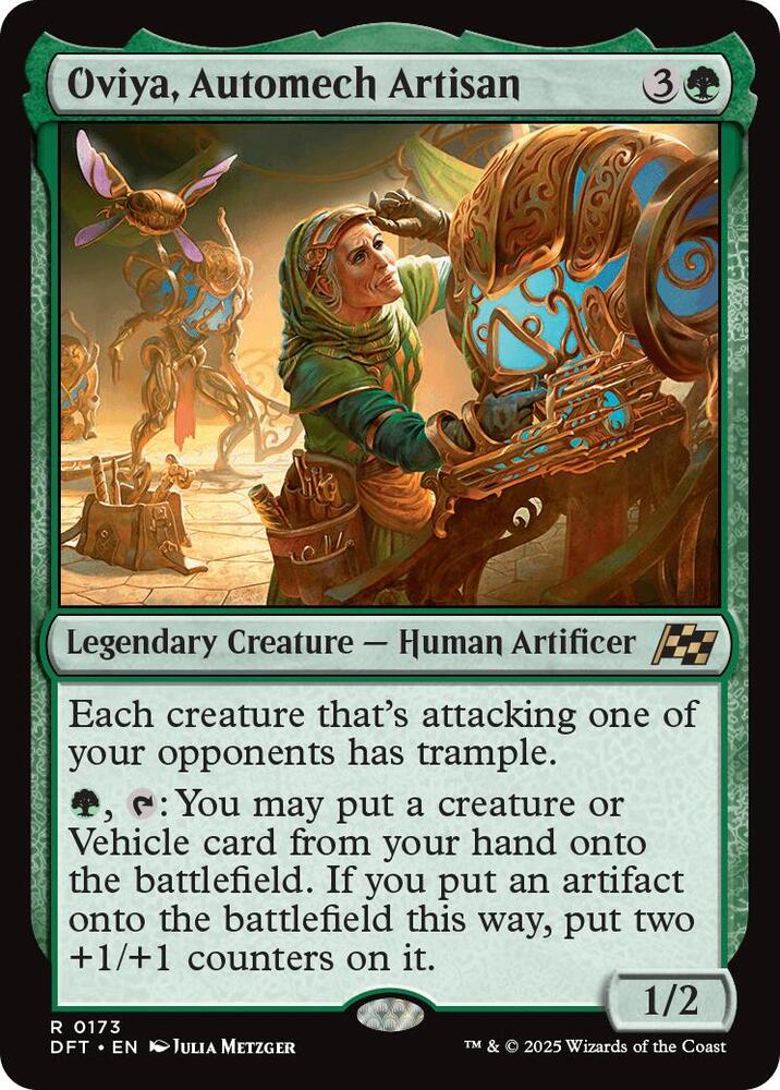 Oviya, Automech Artisan 173 card from Aetherdrift