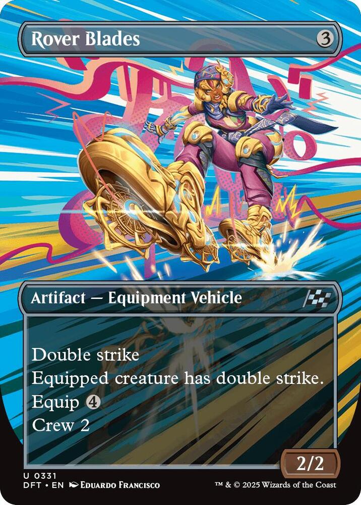 Rover Blades (Borderless) 331 card from Aetherdrift