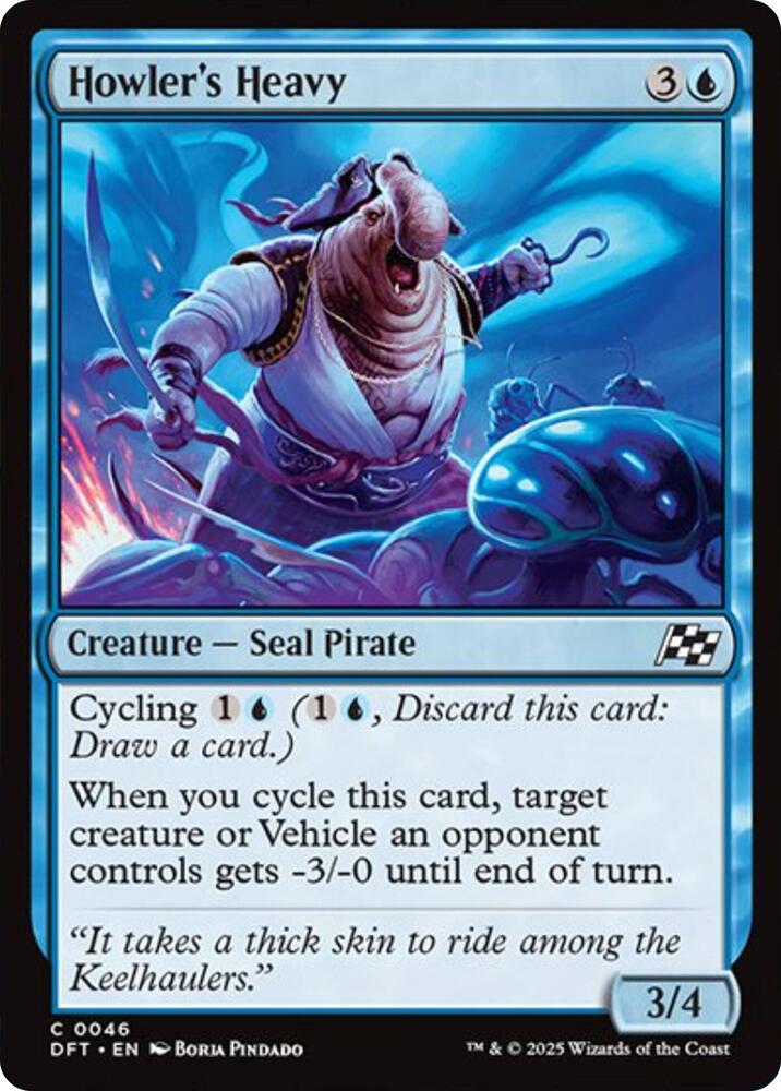 Howler's Heavy 46 card from Aetherdrift