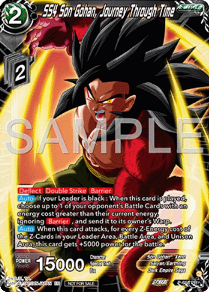 SS4 Son Gohan, Journey Through Time P-658 card from Promotion Cards