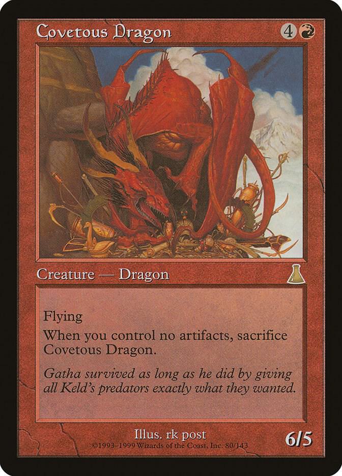 Covetous Dragon 80 card from Urza's Destiny