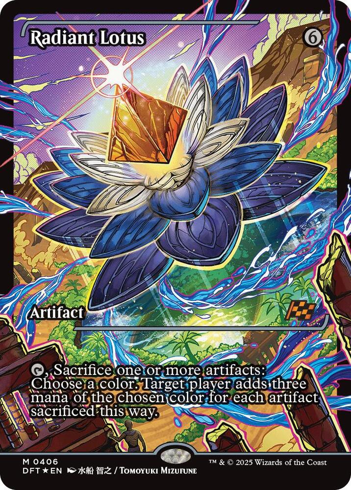 Radiant Lotus (Showcase) 406 card from Aetherdrift