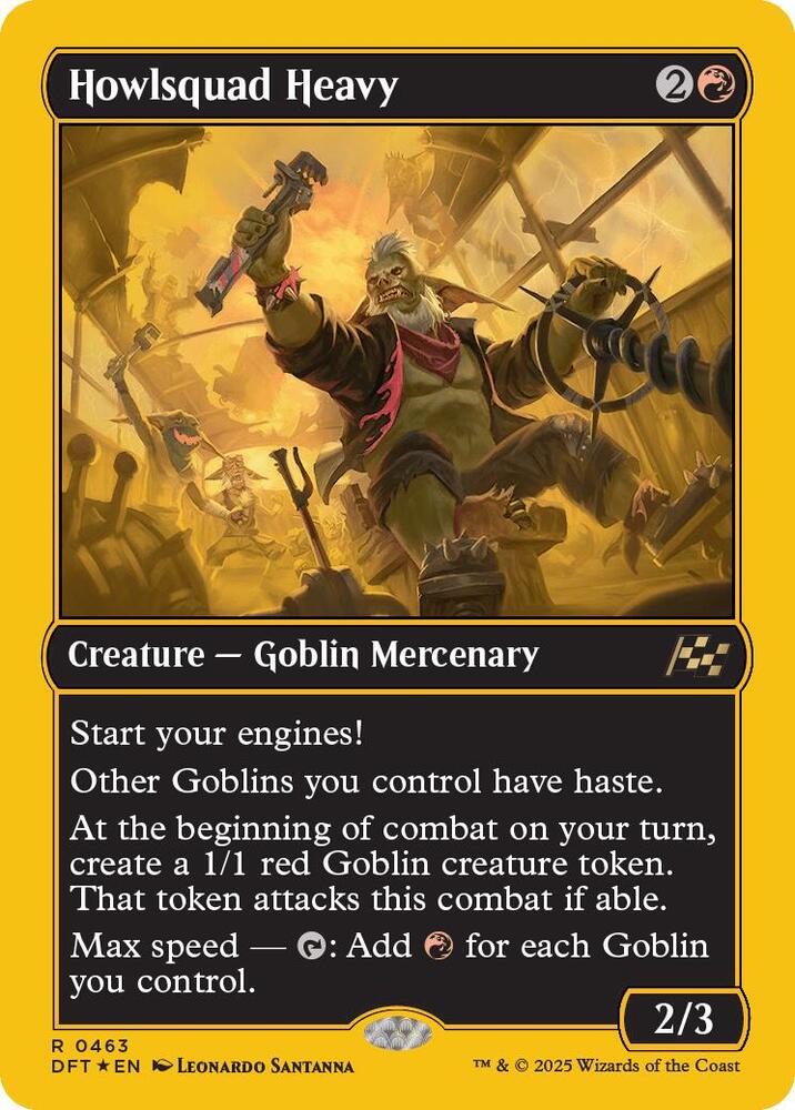 Howlsquad Heavy (First-Place Foil) 463 card from Aetherdrift