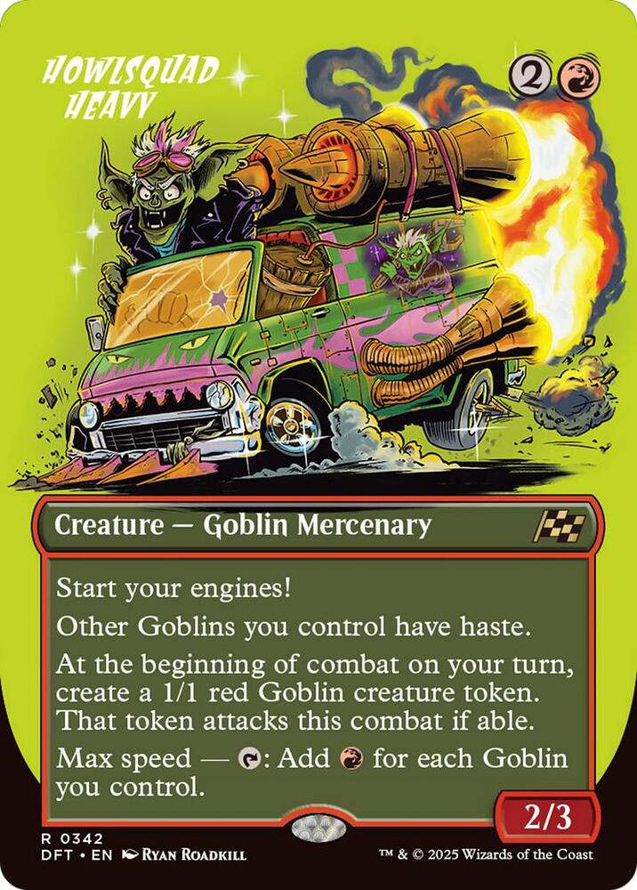 Howlsquad Heavy (Borderless) 342 card from Aetherdrift