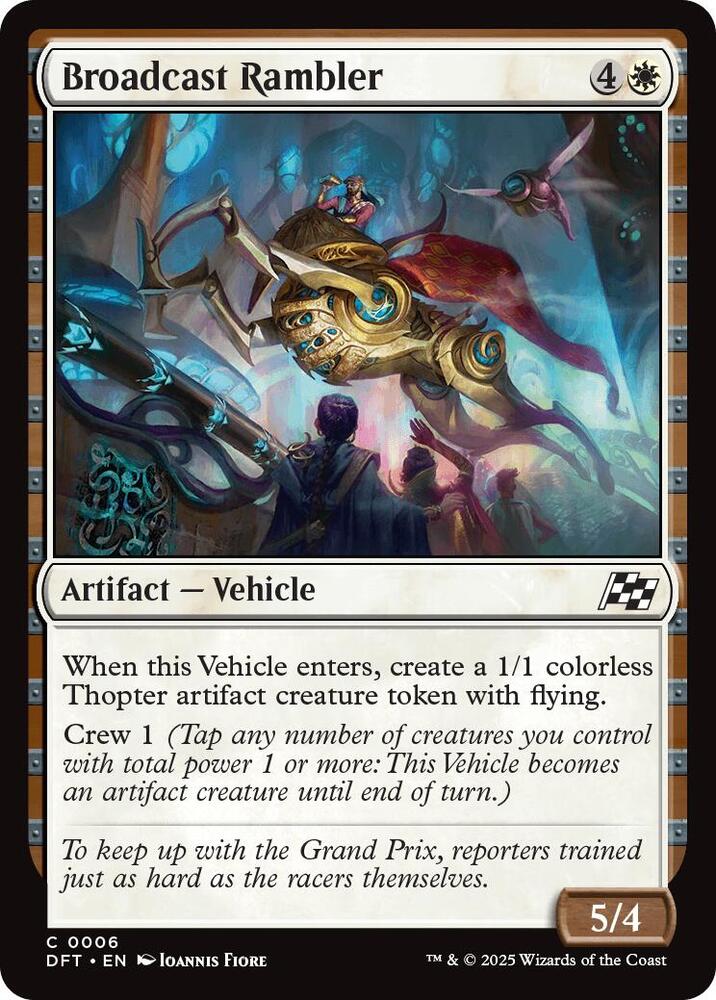 Broadcast Rambler 6 card from Aetherdrift