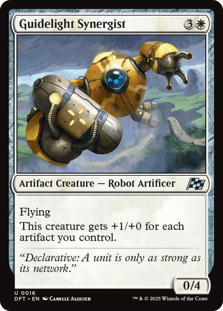Guidelight Synergist 16 card from Aetherdrift