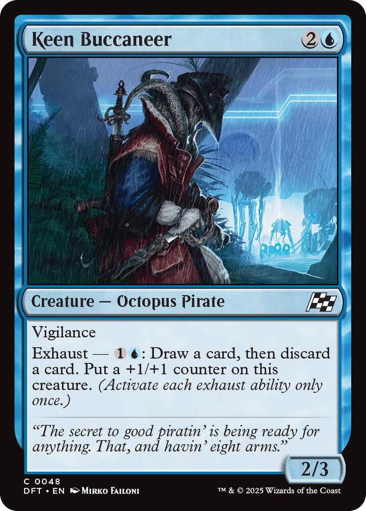 Keen Buccaneer 48 card from Aetherdrift