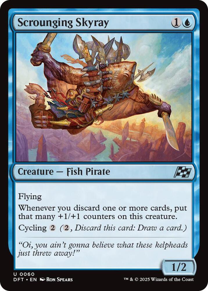 Scrounging Skyray 60 card from Aetherdrift