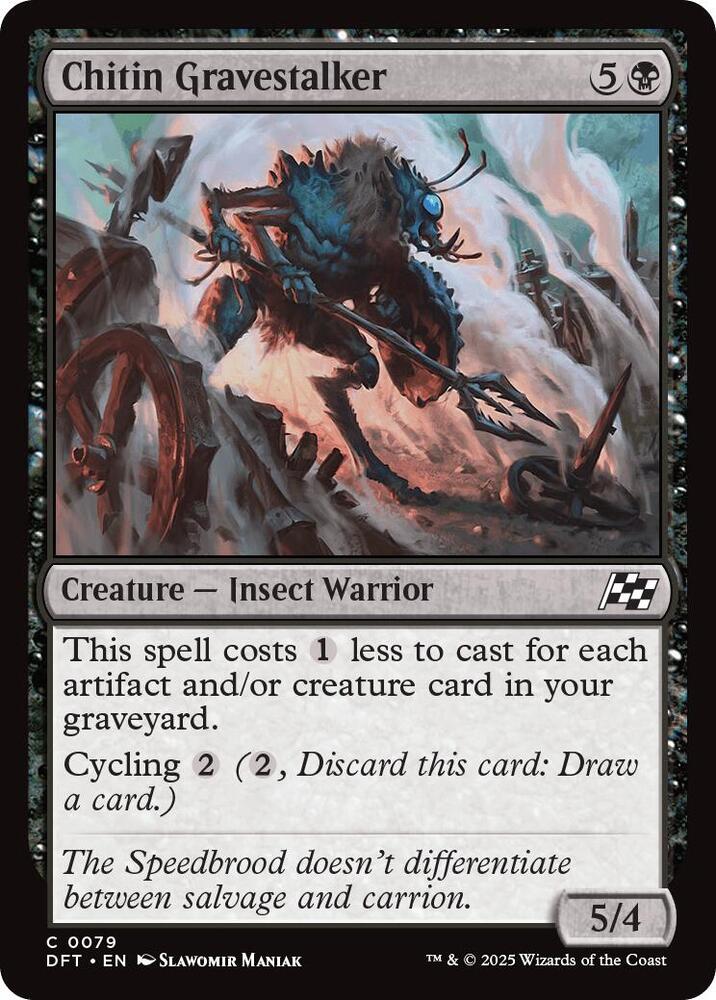 Chitin Gravestalker 79 card from Aetherdrift