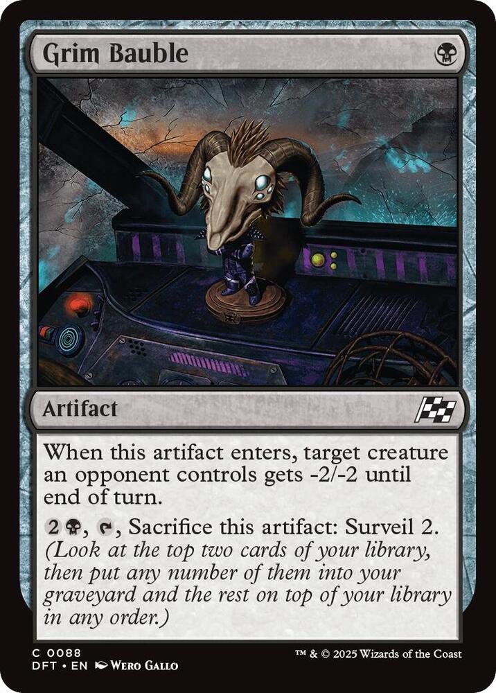 Grim Bauble 88 card from Aetherdrift