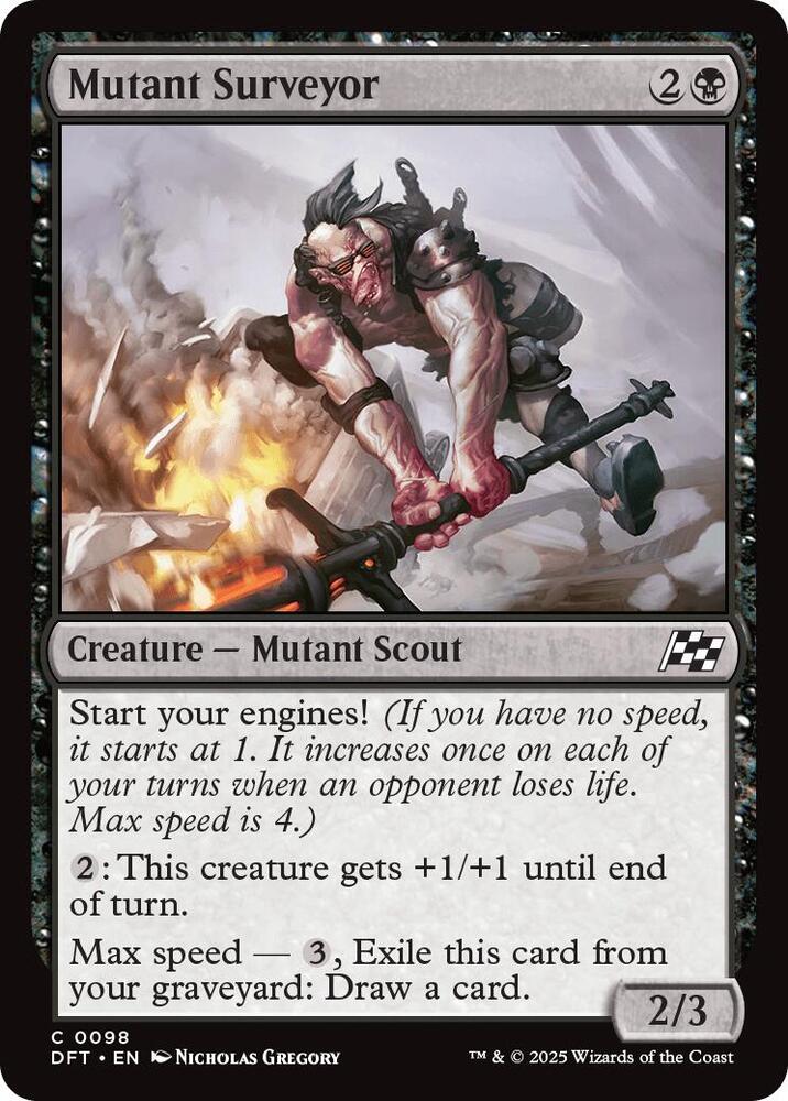 Mutant Surveyor 98 card from Aetherdrift