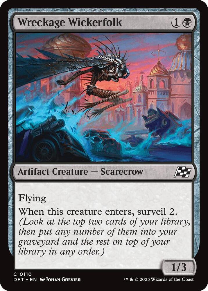 Wreckage Wickerfolk 110 card from Aetherdrift