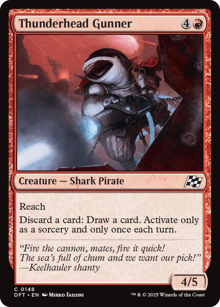 Thunderhead Gunner 148 card from Aetherdrift