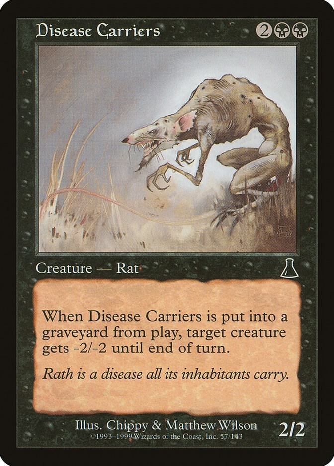 Disease Carriers 57 card from Urza's Destiny
