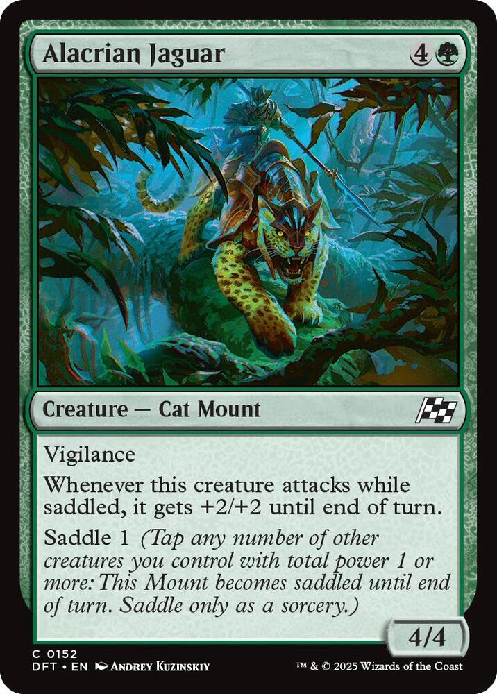 Alacrian Jaguar 152 card from Aetherdrift