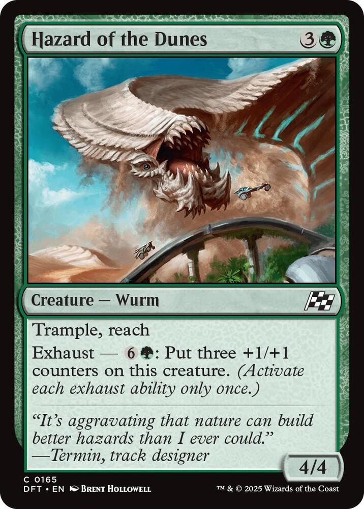 Hazard of the Dunes 165 card from Aetherdrift