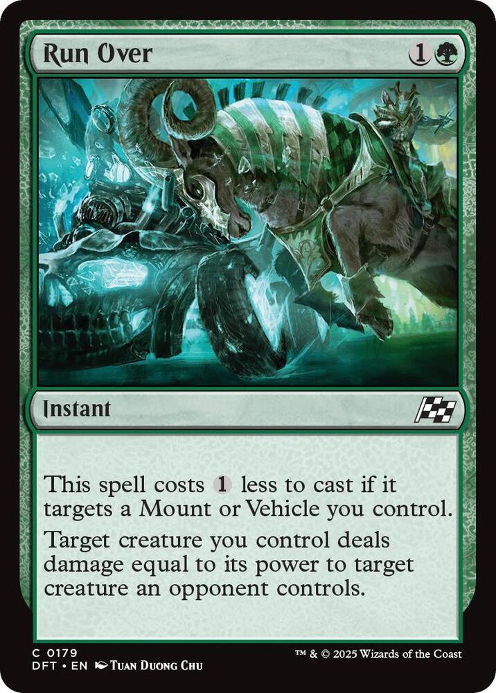 Run Over 179 card from Aetherdrift