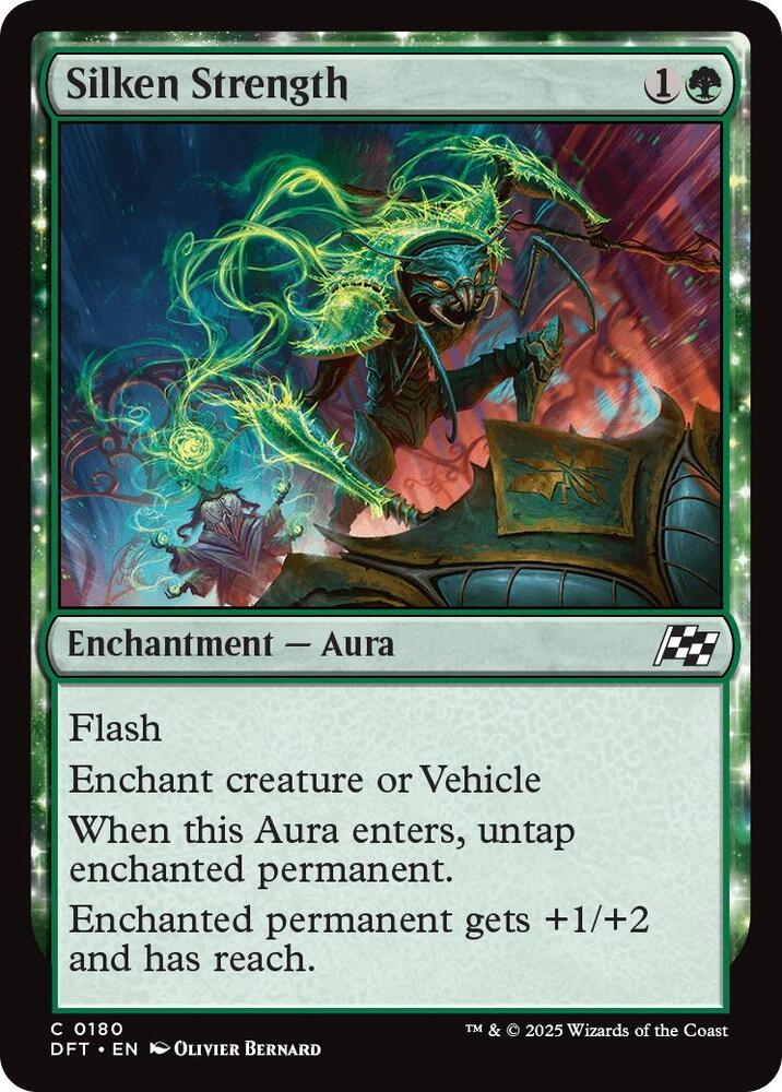 Silken Strength 180 card from Aetherdrift