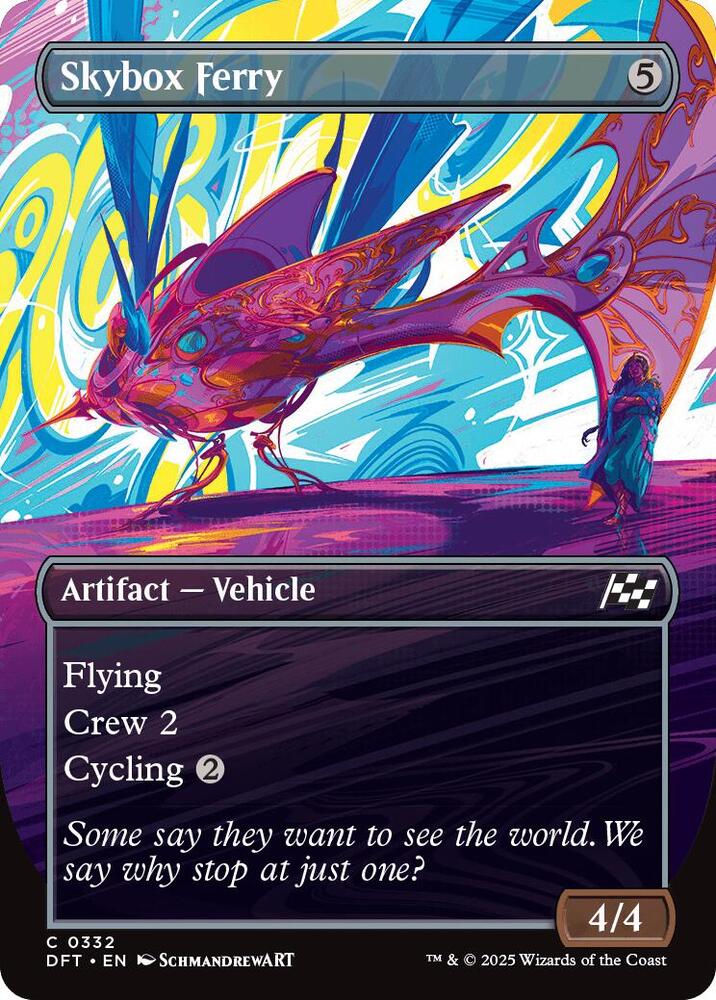 Skybox Ferry (Borderless) 332 card from Aetherdrift