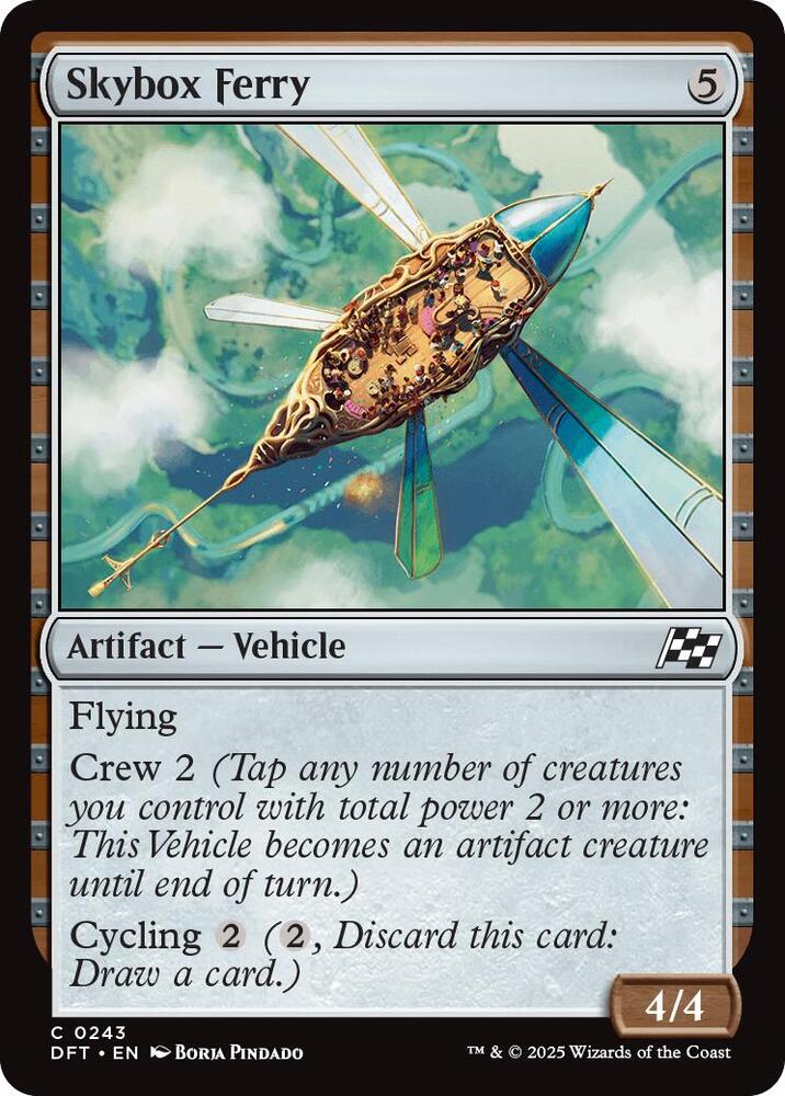 Skybox Ferry 243 card from Aetherdrift