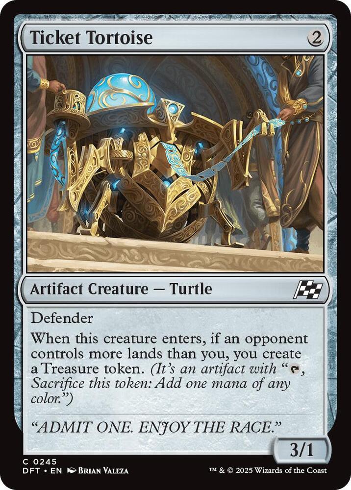 Ticket Tortoise 245 card from Aetherdrift