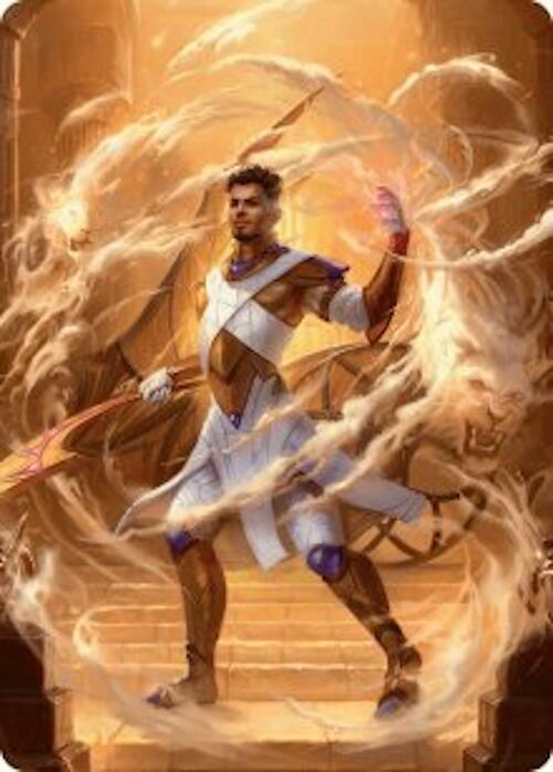 Basri, Tomorrow's Champion Art Card 9 card from Art Series: Aetherdrift