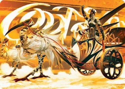 Skyseer's Chariot Art Card 35 card from Art Series: Aetherdrift