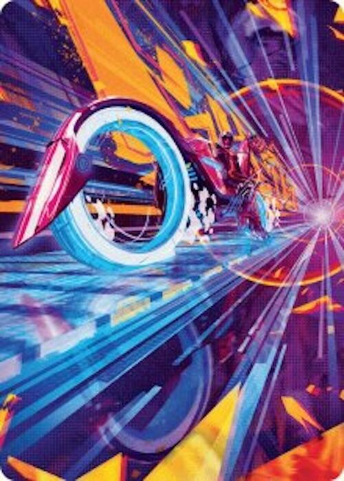 Spotcycle Scouter Art Card 37 card from Art Series: Aetherdrift