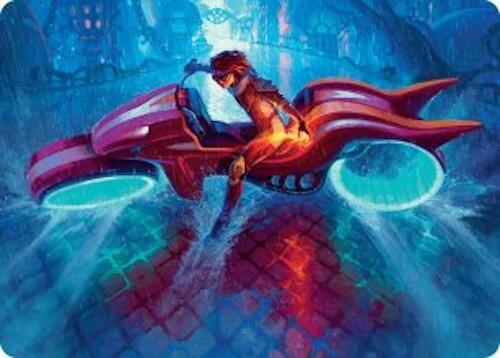 Chandra, Spark Hunter Art Card 20 card from Art Series: Aetherdrift