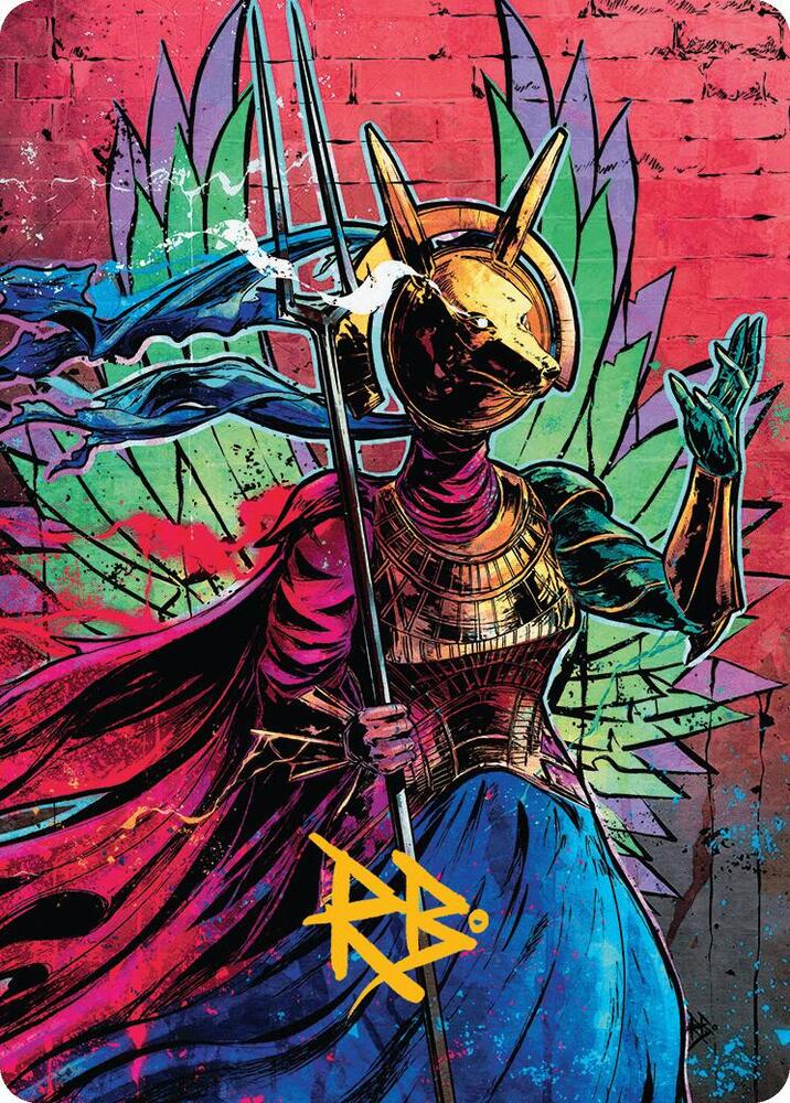 Hazoret, Godseeker Art Card (Gold-Stamped Signature) 52 card from Art Series: Aetherdrift