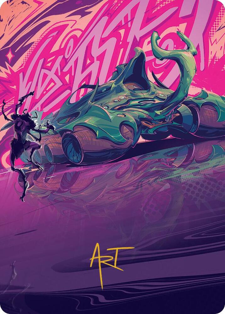 Earthrumbler Art Card (Gold-Stamped Signature) 42 card from Art Series: Aetherdrift