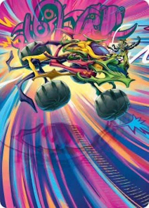 Thunderous Velocipede Art Card 43 card from Art Series: Aetherdrift