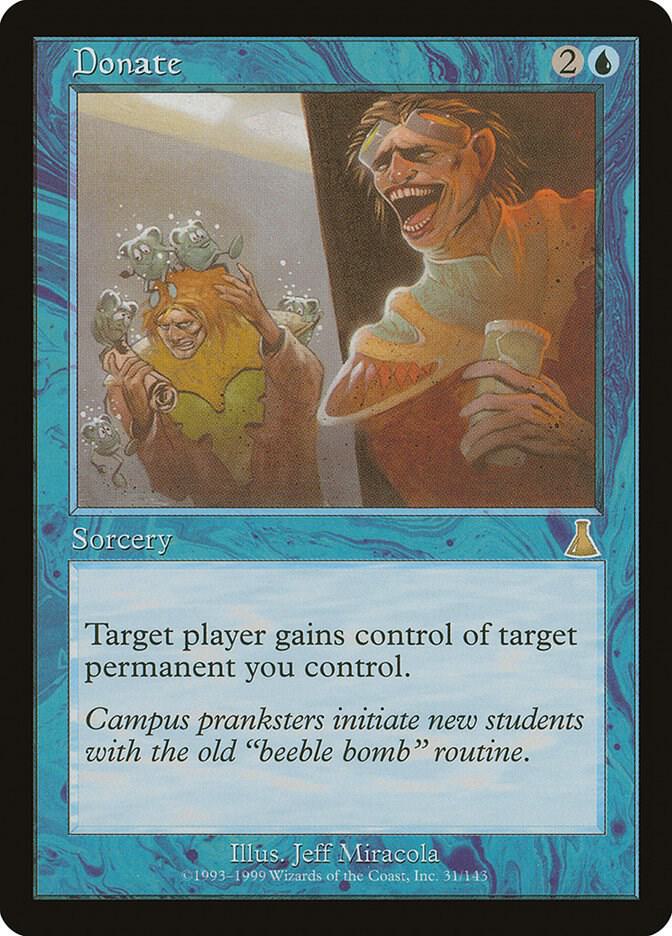 Donate 31 card from Urza's Destiny